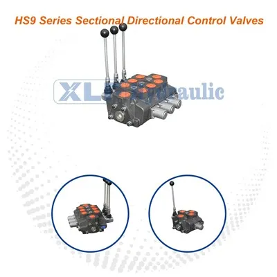 Hydraulische Kontrolle der HS9 -Serie Richtungsmonoblock Hochdruckhydraulikventile
